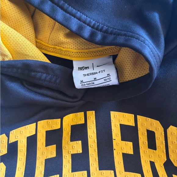 Nike Black and Yellow Steelers Hoodie - Picture 3 of 3